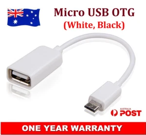 Micro-B OTG Cable V8 USB Host Adapter for Samsung Galaxy Note 4 3 2 N5110 N5100 - Picture 1 of 8