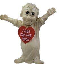 Russ Berrie  I Love You This Much figurine Vintage Antique 11.5" Unbreakable USA