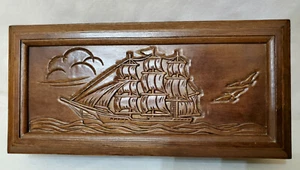 la colección commodore de rosalco velero de madera joyero caja baratija - Imagen 1 de 7