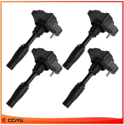 CCIYU 4 Ignition Coil Pack For 2013-2015 Cadillac ATS Chevy Malibu 2.0L 2.5L L4 - Image 1 of 4