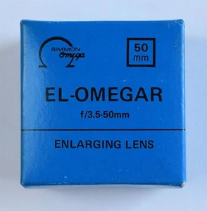 EMPTY BOX for EL-OMEGAR 50mm f/3.5 Enlarging Lens Cat. No. L455-110 SIMMON OMEGA - Picture 1 of 6