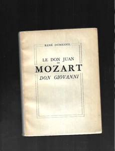 The Don Juan of Mozart Don Giovanni René Dumesnil REF E27H - Picture 1 of 12