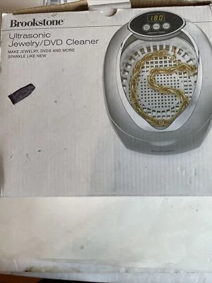 Brookstone Ultrasonic Jewelry DVD and More Cleaner 606376 - Image 1 of 4