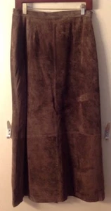 Gonna Stan Herman Studio 6 in camoscio marrone - Foto 1 di 12