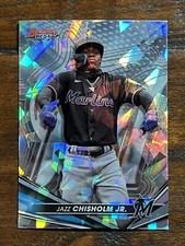 2022 BOWMAN'S BEST BASEBALL ATOMIC REFRACTOR SP JAZZ CHISHOLM JR. MIAMI MARLINS