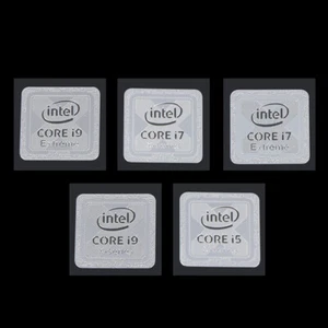 10th Generation Intel Core i9 i7 i5 i3 CPU Metal Sticker Laptop Logo Sticker - Photo 1/16