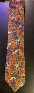 Corbata para hombre novedad de Disney - estampado de cachemira con varios personajes de Disney - seda - Imagen 1 de 3