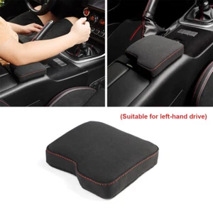 For Toyota GR86 Subaru BRZ 2021-23 Center Console Armrest Pad Suede Red Thread - Picture 1 of 11