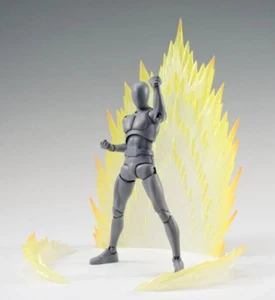 BANDAI Energy Aura Yellow Effect For S.H.Figuarts Figures Saiyan dragon ball - Picture 1 of 6