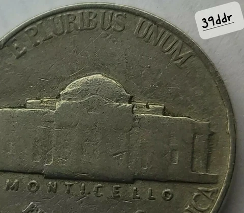 1939-P, DDR, Jefferson Nickel Error,  FS-801 Cover