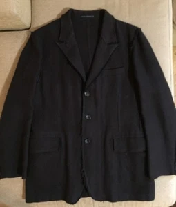 Y’s YOHJI YAMAMOTO WOOL & LINEN JACKET BLAZER JAPAN 3 OVERSIZED - Picture 1 of 10