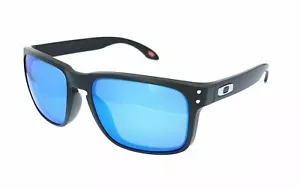 Occhiali da sole Oakley Holbrook nero opaco polarizzati Prizm zaffiro 9102-F055 - Foto 1 di 4