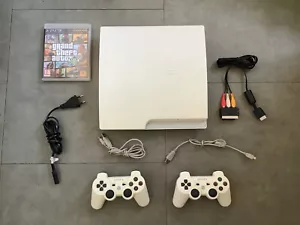 Sony PlayStation 3 Slim 320 GB PS3 Console Bianco (CECH-3004B) - Foto 1 di 4