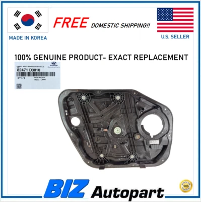 Genuine Window Regulator FRONT LEFT for 2016-2021 HYUNDAI TUCSON # 82471-D3010 - Image 1 of 4