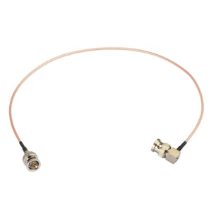 10-Pack BNC Male Right Angle to BNC Male 75 Ohm RG179 3G HD SDI Vedio Cable 60cm - Picture 1 of 9