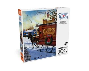 Buffalo Games Puzzle; Buch Mobile von Charles Wysocki; 300 große Teile BESCHÄDIGTE BOX - Bild 1 von 3