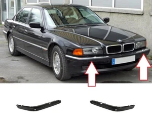 NEW FRONT BUMPER TRIM WITH PDC HOLES PAIR SET FOR BMW 7 SERIES 1994-2001 E38 - Picture 1 of 3