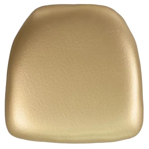 Hartvinyl Chiavari Stuhlkissen Event Sitzauflage robust gold - Bild 1 von 1