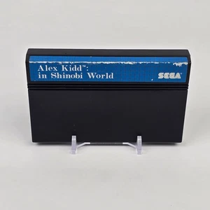 Alex Kidd in Shinobi World (Sega Master System) RARE Blue Label Cartridge TESTED - Picture 1 of 2