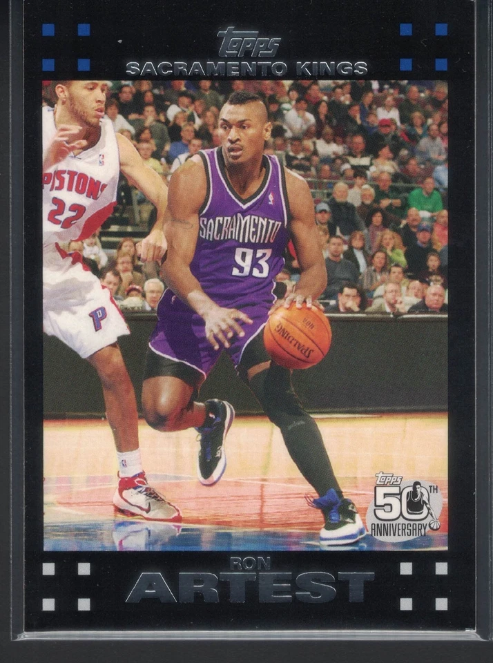 2007-08 Topps - Ron Artest #93 Sacramento Kings - Image 1 of 1