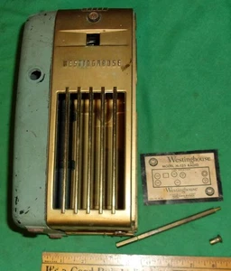 1947 WESTINGHOUSE “LITTLE JEWEL” MODEL H-125 Cabinet Parts (Blue/Grey) - Picture 1 of 7