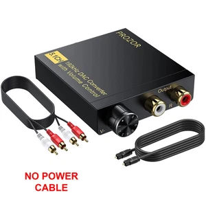 PROZOR DAC Converter 5.1CH 192Khz - Coaxial Optical to Cinch Converter Support Vol - Bild 1 von 7