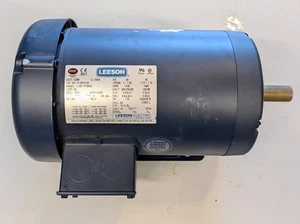 Leeson C145T17FB60D 3-Phase Electric Motor 145T Frame 60/50Hz 1740/1440rpm - Picture 1 of 2
