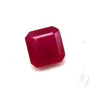 7 Ct Natural Red Bixbyite Beryl Certified Loose Gemstone Radiant Cut Custom Free - Picture 1 of 9