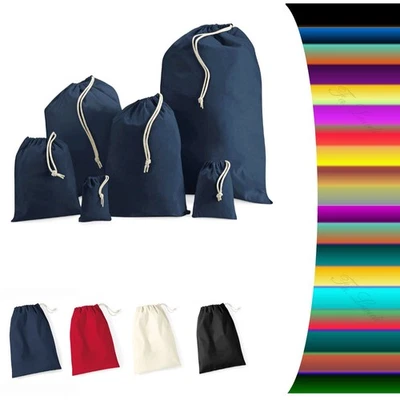 Westford Mill Cotton Stuff Bag | Turnbeutel Utensilien Beutel kleine Tasche - Bild 1 von 4