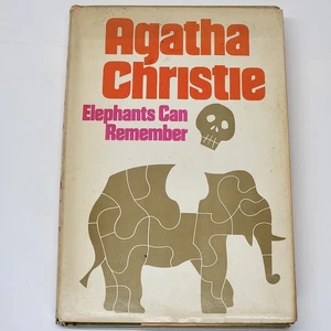 Agatha Christie Elephants Can Remember 1972 1st edition hardcover book DJ - Imagen 1 de 20