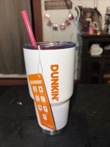 Dunkin’ 2024 Collection Edelstahl Becher Isolator/Tumbler 28 Oz Pink - Bild 1 von 4