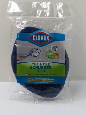 Almohadilla de recarga depuradora para tinas y azulejos Clorox protección antimicrobiana nueva sellada Foto 1 de 4