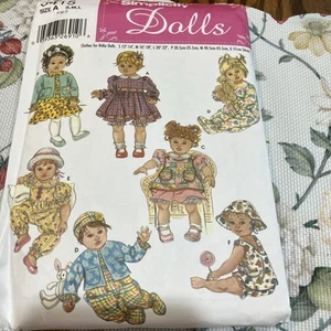 simplicity sewing pattern 6415 Baby Doll Clothes - Picture 1 of 3