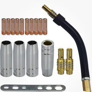 RIVERWELD MB15 15AK Kontaktspitze 0,030" 0,8 mm M6 & Spitzen Halter Diffusor & Schild C - Bild 1 von 3