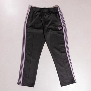 Pantalones deportivos Needles Butterfly a rayas laterales negros talla mediana hechos en Japón - Imagen 1 de 7