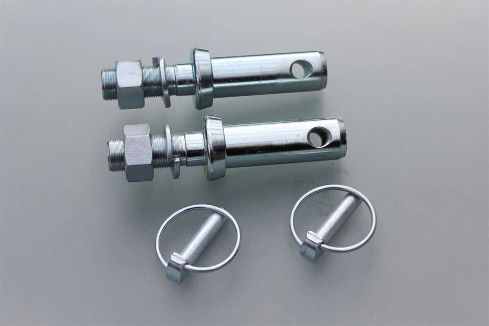 2x Bolzen Kat. 2-1  28-22mm M22 Unterlenker Unterlenkerbolzen UB3 +Klappstecker - Bild 1 von 1