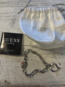 Ladies Guess Bracelet With Bag And Certificate 7.5” Total Length - Picture 1 of 6