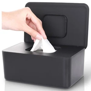 Refillable Baby Wipes Dispenser Baby Wipes Container Case with Sealing Lid - Picture 1 of 6