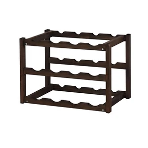 Weinregal Anea Holz Braun Regal Bambus für 12 Flaschen HTI-Living - Bild 1 von 3