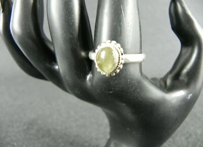Anello da donna misura 17 ARGENTO 925 PUNZONATO con pietra trasparente vintage - Immagine 1 di 4