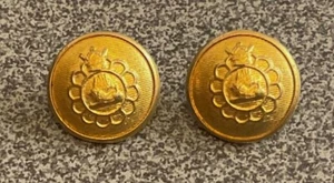 MIDDLE EAST,RARE IMPERIAL ARMY OFFICERS UNIFORM BUTTONS,15 mm.EXCELLENT - Picture 1 of 3