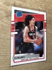2020-21 Donruss Rated Rookie #223 C.J. Elleby Trailblazers RC