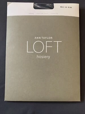 Top Ann Taylor Loft Medias Transparentes Talla 2 Control Tinta Nuevo Foto 1 de 2