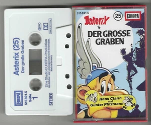 MC Kassette Asterix, Folge 25 Der große Graben hellblaue Kassette EUROPA 80iger - Picture 1 of 1