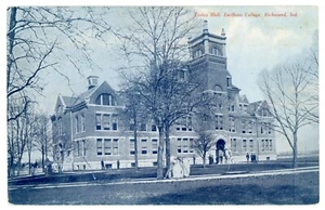 Postcard - Richmond, Indiana, Linley Hall, Earlham College - C. 1910 - Picture 1 of 2