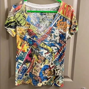 Marvel Comics Graphic Women's XL Top - Picture 1 of 14