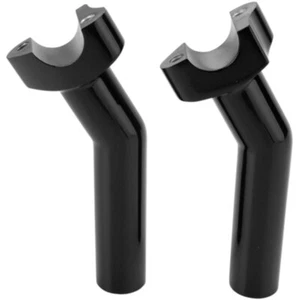 Drag Specialties Black 5.5" Pullback Risers 1" Pullback 1" Handlebars For Harley - Picture 1 of 1