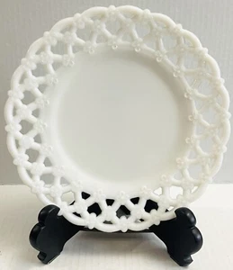 Antique Plate Glass Canton Forget Me Not Pattern 8.25" Early 1890s - Picture 1 of 6