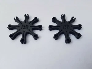 2 Etoiles porte amorces 8 branches pour revolver poudre noire - Picture 1 of 4