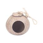 Coconut Shell Birds Nest Garden Pet Cage Habitat for Budgies Finches